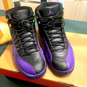 Air Jordan 12 Retro Black/Field Purple Size 10 in men’s